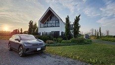 The 2024 Volkswagen ID.4 all-electric vehicle is an ideal option for the eco-concious traveller, and so is the Everly Inn in Prince Edward County.