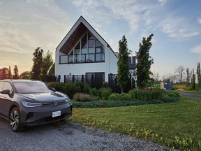 The 2024 Volkswagen ID.4 all-electric vehicle is an ideal option for the eco-concious traveller, and so is the Everly Inn in Prince Edward County.