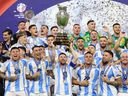 Opinion: No country has ownership of a sport 5 Argentina's forward #10 Lionel Messi lifts up the trophy as he celebrates winning the Conmebol 2024 Copa America tournament final football match between Argentina and Colombia at the Hard Rock Stadium, in Miami, Florida on July 14, 2024.