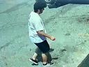 An image from Toronto Police of a man wanted in an unprovoked attack in the O'Connor Dr.-Victoria Park Ave.