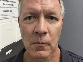 This photo provided by the Coconino County Sheriff's Office in Arizona shows Daniel Paduchowski pleading guilty to killing his wife, Kelly Paduchowski, on Friday, July 5, 2024, less than a week after he reported her missing.