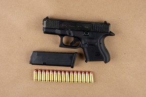 Seized gun