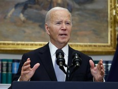 U.S. President Joe Biden delivers remarks on the assassination attempt on Republican presidential candidate former President Donald Trump at the White House on July 14, 2024 in Washington, D.C.