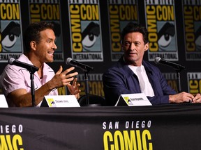 Ryan Reynolds (left) and Hugh Jackman