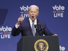 President Joe Biden speaks at a 2024 Prosperity Summit Tuesday, July 16, 2024, in North Las Vegas, Nev.