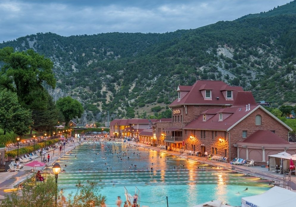 In scenic Glenwood Springs, uncover Wild West lore and natural wonders