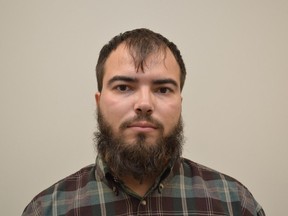 Khaled Hussein is shown in this handout image from London's Metropolitan Police. The Canadian man was convicted under the U.K.'s terrorism act on Tuesday, July 23, 2024.