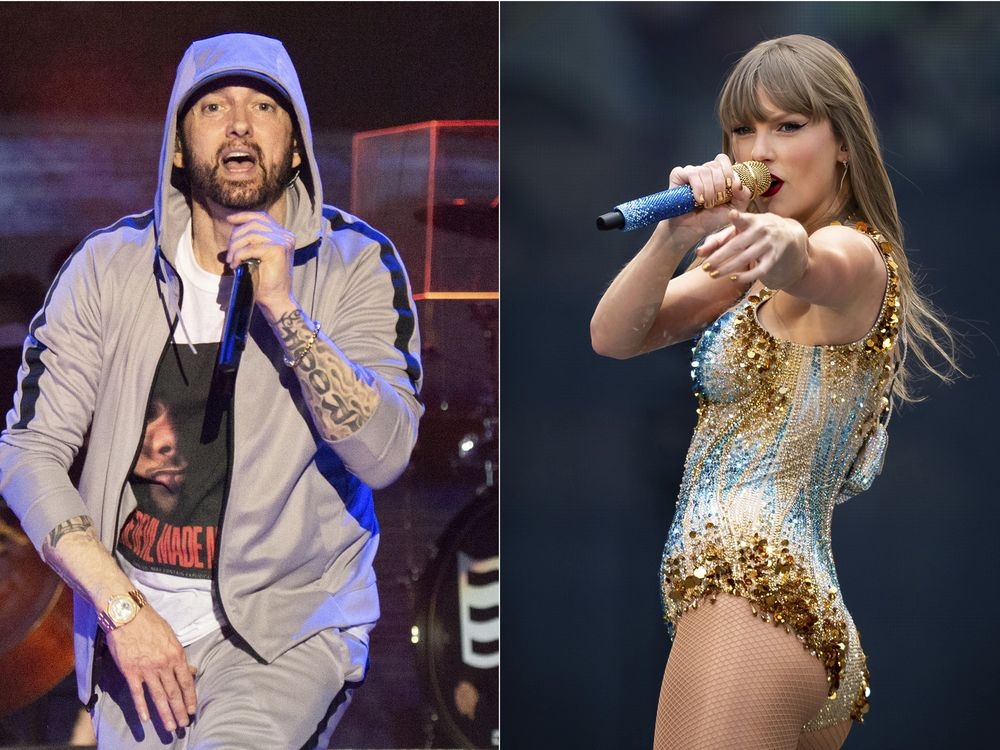 Eminem brings Taylor Swift’s historic reign at No. 1 to end, Stevie Wonder’s record stays intact