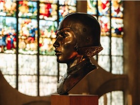 A bust of Joan of Arc