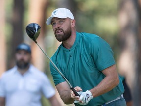 Travis Kelce - ACC Celebrity Golf Championship - Edgewood Tahoe Golf Course - July 12th 2024 - Getty