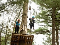 Treetop Trekking's 1000 Islands location offers adventure options for everybody. TREETOP TREKKING PHOTO