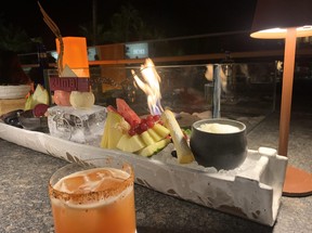 FIT FOR A SULTAN: A delicious dessert boat at Zuma. BRAD HUNTER/TORONTO SUN