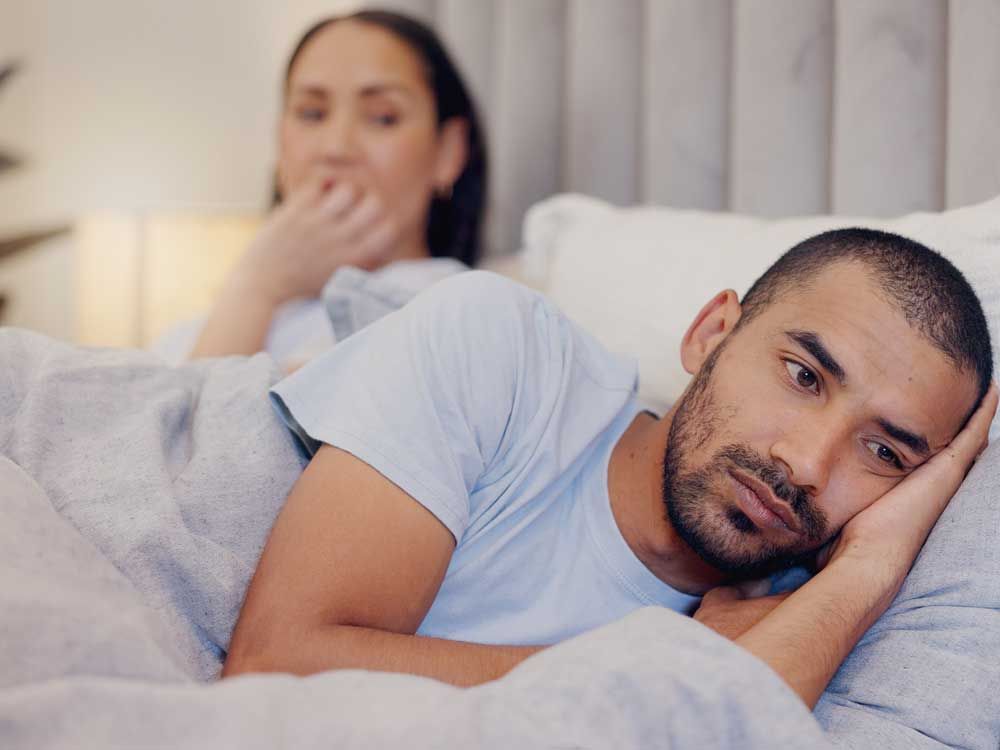 A wife considers leaving her husband over a lack of intimacy.