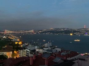 BEGUILING TURKIYE: The Bosphorus Bridge links Europe and Asia in exotic Istanbul. BRAD HUNTER/ TORONTO SUN