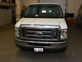 A white van.