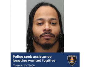 Police are asking for the public's help to locate Phillip Grant, one of Canada's most wanted fugitives, who was allegedly involved in a shots-fired incident on Erie Street East Saturday, June 29, 2024. Photo provided by Windsor Police Service