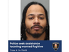 Police are asking for the public's help to locate Phillip Grant, one of Canada's most wanted fugitives, who was allegedly involved in a shots-fired incident on Erie Street East Saturday, June 29, 2024. Photo provided by Windsor Police Service