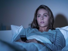 Is bedtime TV viewing bad for your health?