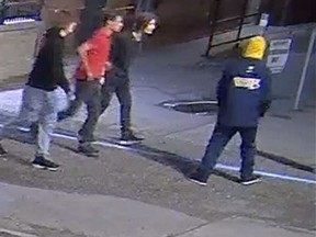 Durham Regional Police released this image of an alleged assault in Oshawa.
