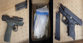 Halton Regional Police say they seized guns and drugs during a drug trafficking investigation.