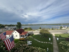 The waterfront views over Eagle Harbor are spectacular at the Hillside Waterfront Hotel in Ephraim. IAN SHANTZ/TORONTO SUN
