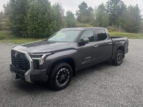 A Toyota Tundra truck.