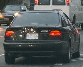Toronto Police say a man wanted for an alleged sexual assault was last seen driving an older black BMW 328i sedan.