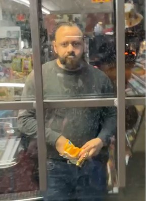 An image released by Toronto Police of a suspect in an alleged sexual assault on Aug. 21, 2024.