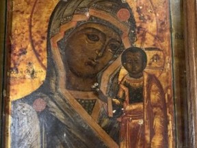 A Russian Orthodox icon.