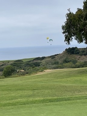 As if the stunning golf and ocean views aren't enough, a round at Torrey Pines affords the chance to see hang gliders soaring over the nearby La Jolla cliffs. Photo credit Rob Longley/Toronto Sun