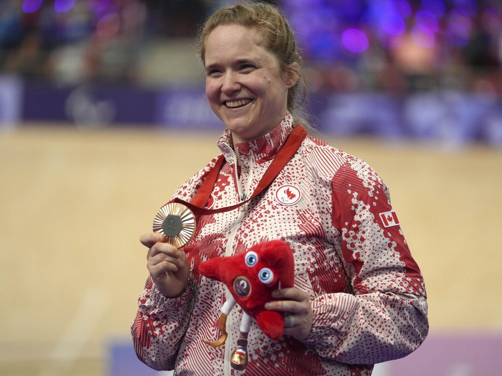 Track cyclist Kate O’Brien claims Canada’s first Paralympic medal in Paris