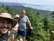 Guide Jonathan Bergeron took Tim and Kelly-Anne Baines on an amazing eight-km summer hike around Le Massif de Charlevoix. JONATHAN BERGERON PHOTO