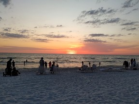 Sunset at the Ritz-Carlton