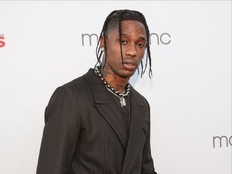 Travis Scott is pictured at the Parsons Benefit in 2021.