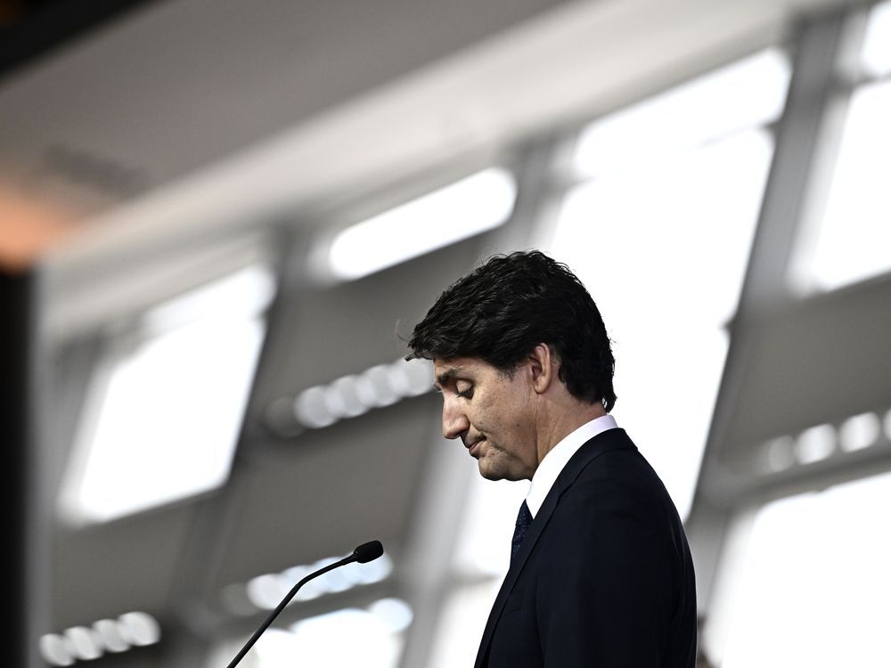 Prime Minister Justin Trudeau delivers remarks at a ceremony in Ottawa on July 18, 2024. 