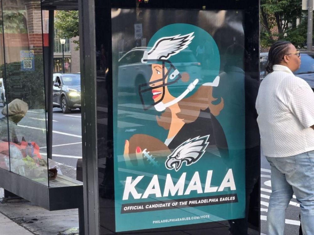 Philadelphia Eagles remove ‘counterfeit’ Kamala Harris ads | Toronto Sun