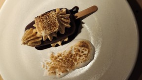 The s’mores dessert at the Mysa Nordic Spa restaurant was sweet perfection. SARA SHANTZ PHOTO