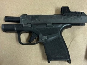 A weapon seized by Toronto Police.