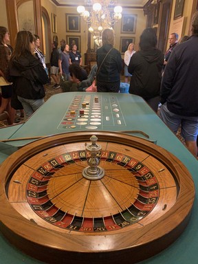 The ‘haunted’ second floor of the Casino where it’s said the many items on display have a connection to the spiritual world.