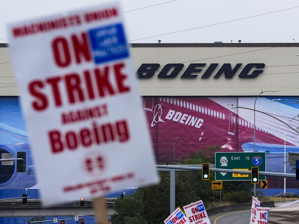 Boeing CEO says the company will begin furloughs soon to save cash during labour strike