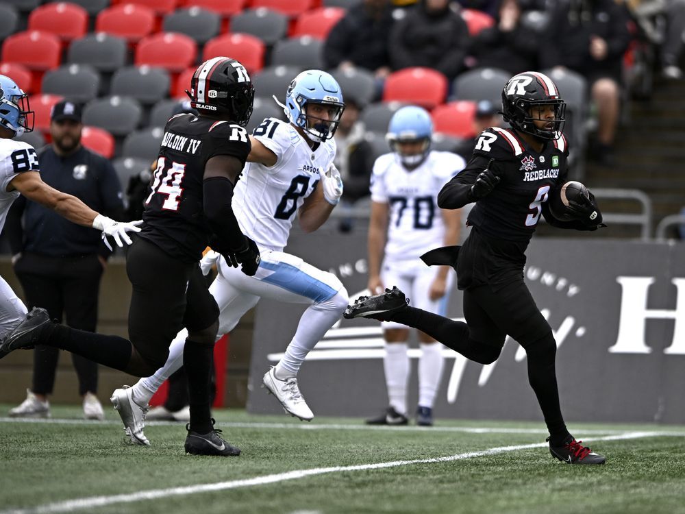 Damon Webb has two pick sixes as Redblacks thump Argonauts