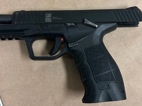 A weapon seized by Toronto Police.