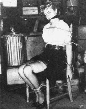 ONE WHO GOT AWAY? One of the photos found in Glatman’s lair. LAPD