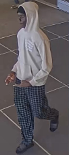 Investigators need help identifying this man who is suspected of committing indecent acts in Oshawa on Wednesday, Aug. 21, 2024.