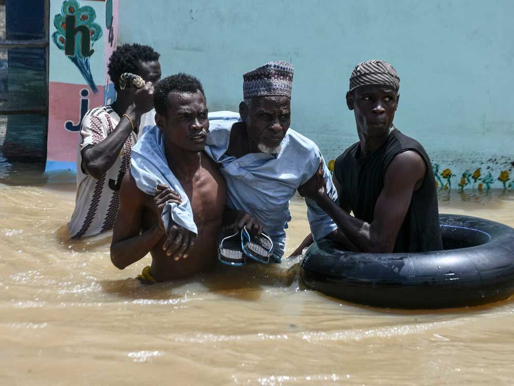 Corpses of crocodiles, snakes float among human bodies as torrential rains sweep through West and Central Africa