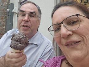 Large Dutch Chocolate ice cream cone