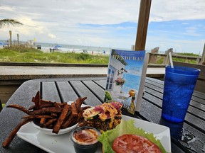 The name says it all - Coconuts on the Beach really is on the beach. This Cocoa Beach resto serves up excellent seafood, like this perfectly prepared tuna sandwich. Laura Shantora Nelles/Toronto Sun