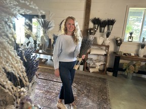Julianne Terpstra owns Lavender Works Co. with her husband Gary in Brussels, Ont. IAN SHANTZ/TORONTO SUN