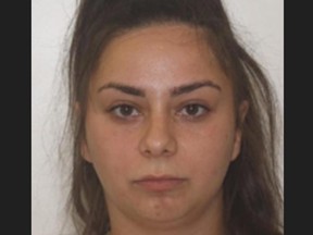 Catherine Bergeron-Pinsarrone, 27, of Mississauga, is wanted for the murder of an alleged accomplice, a 16-year-old boy from Montreal, during a carjacking in Richmond Hill on Thursday, August 8, 2024.
