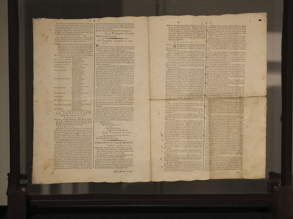 Rare copy of U.S. Constitution sells for $9 million at auction